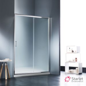 Καμπίνα Ντουζιέρας Starlet Slider 1+1 100×180cm Fabric Chrome SLS-100F-100