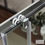 Καμπίνα Ντουζιέρας Ημικυκλική Axis Quadrant 80×80 cm (77-79 × 77-79) Chrome - Image 3