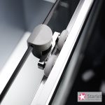 Καμπίνα Ντουζιέρας Ημικυκλική Starlet Quadrant 80 (77-79cm) Stripes Chrome - Image 3