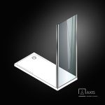 Σταθερό Πλαϊνό Κρύσταλλο Ντουζιέρας Axis Side Panel 70×185 cm Chrome SPX70C-100