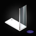 Σταθερό Πλαϊνό Κρύσταλλο Ντουζιέρας Devon Noxx Side Panel 80×200 cm Inox Brushed 455-SPN80C-111