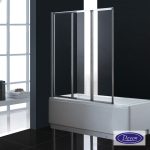 Τρίπτυχο Μπανιέρας 120cm Devon Primus Plus Chrome DT1200T-100